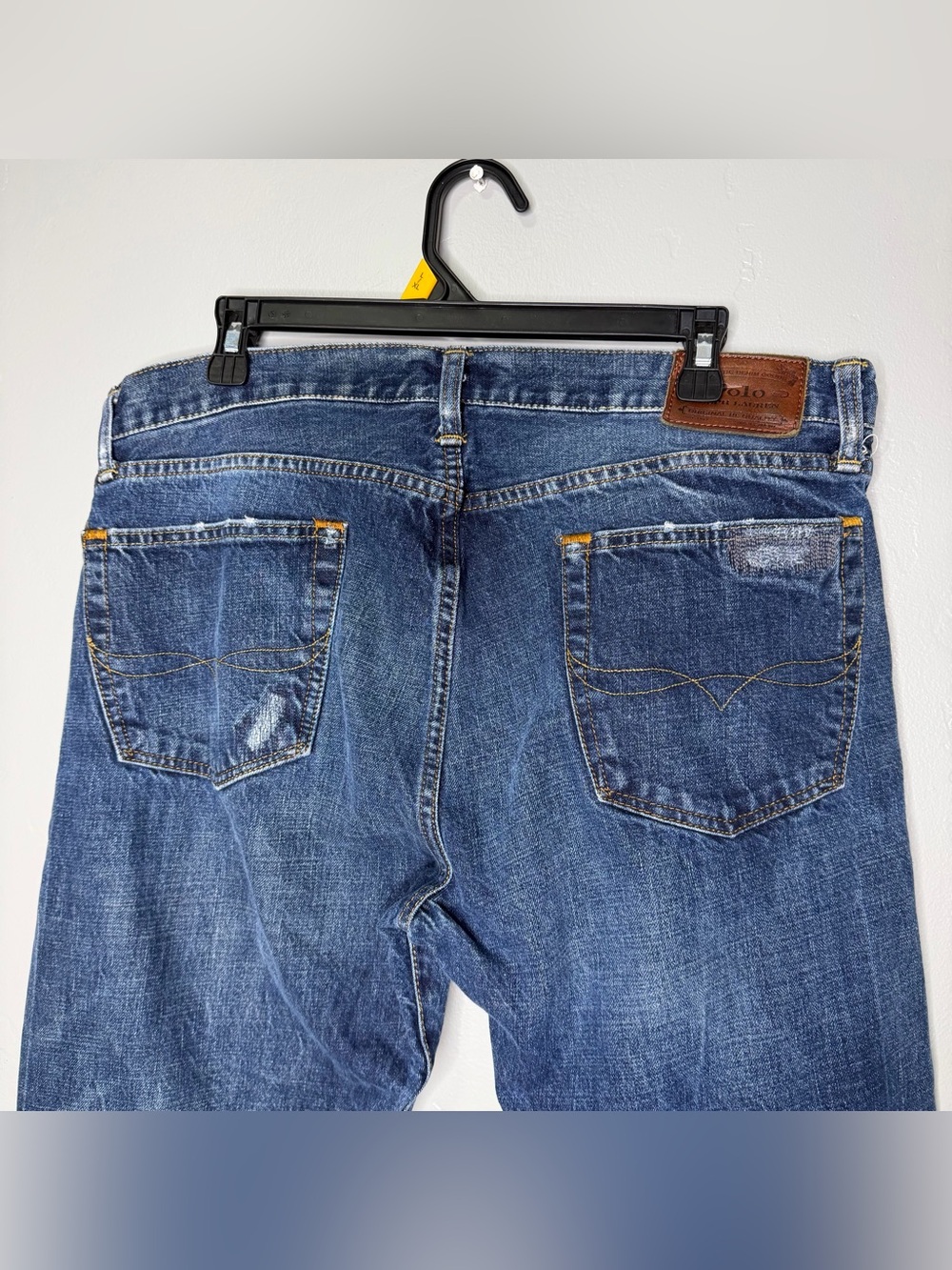 Polo Ralph Lauren Men’s Distressed Varick Slim Straight Jean TAILORED - Picture 11 of 15